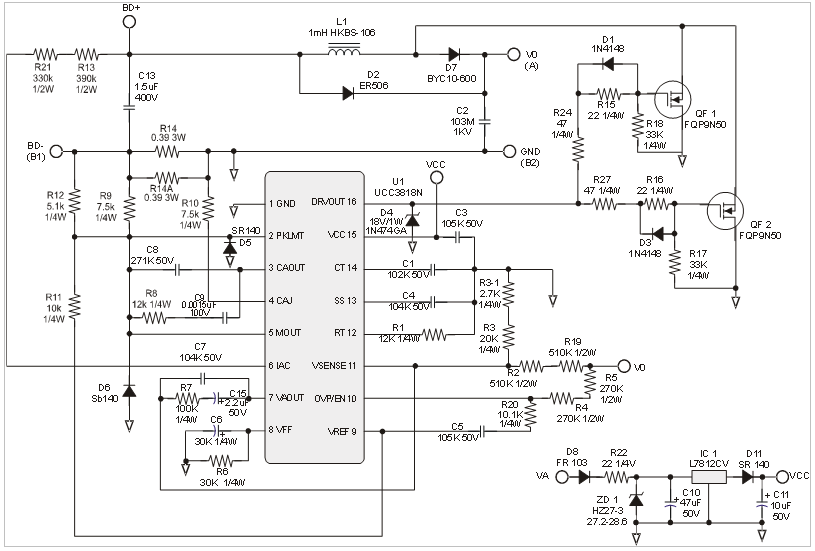 Бп на sd6109 схема